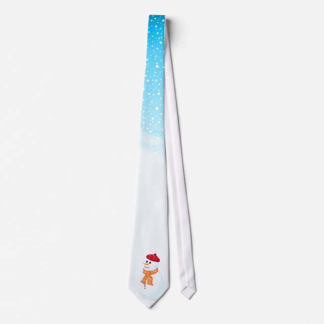 Cravate Happy Snowman Tie (Devant)