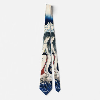 Cravate Hatsuhana sous la cascade de Tonosawa Kuniyoshi Fi