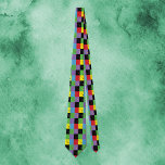 Cravate Hawaii Pop Art Motif coloré<br><div class="desc">Êtes-vous un fan de Hawaii ? Cette cravate a un motif d'art pop avec l'état américain d'Hawaii fait en jaune,  vert,  rouge,  bleu,  noir et violet.</div>