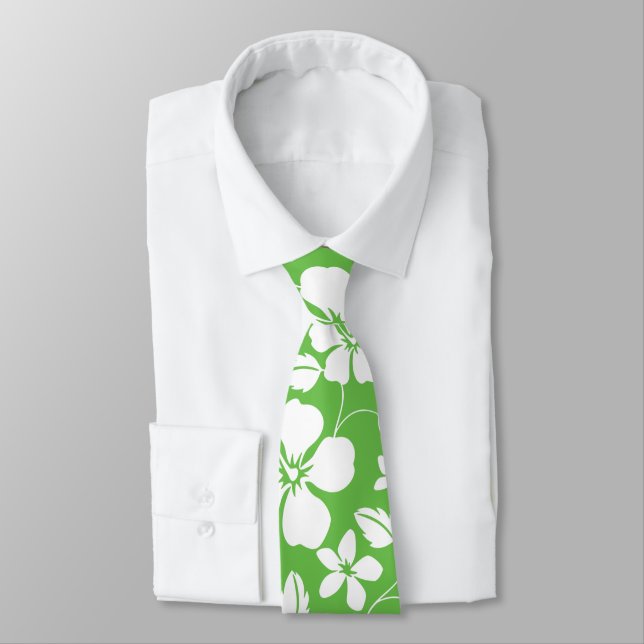 CRAVATE HAWAIIAN HULA (LIME) (Attaché)