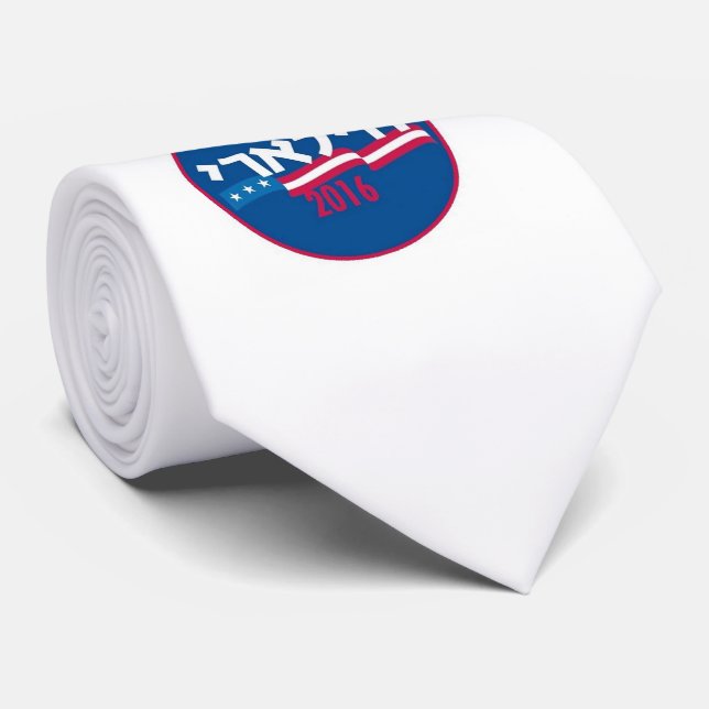 Cravate Hébreu 2016 de Hillary Clinton (Roulé)