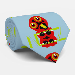 Cravate Hei Tiki Maori Design NZ
