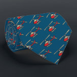 Cravate Hélicoptère<br><div class="desc">L'hélicoptère est un design amusant dessiné à la main pour tous ceux qui aiment,  vole ou se déplace en hélicoptère.</div>