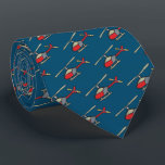 Cravate Hélicoptère<br><div class="desc">L'hélicoptère est un design amusant dessiné à la main pour tous ceux qui aiment,  vole ou se déplace en hélicoptère.</div>