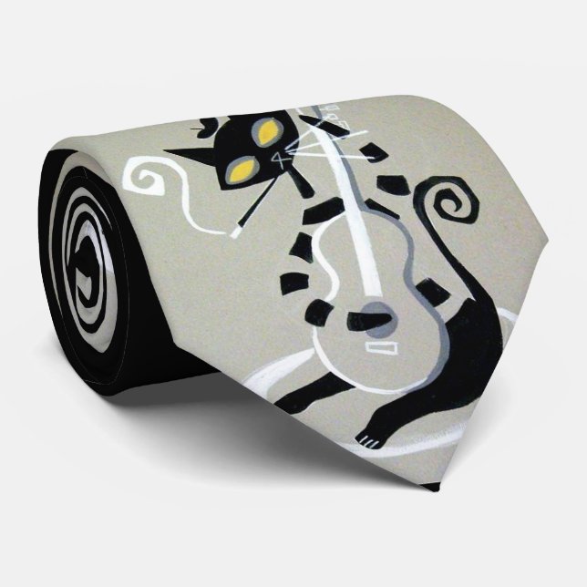 Cravate hep cat print (Roulé)