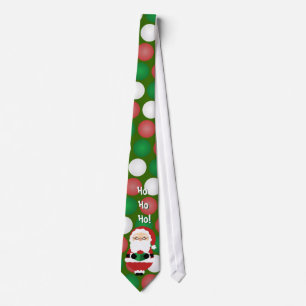 Cravate heureuse de Père Noël