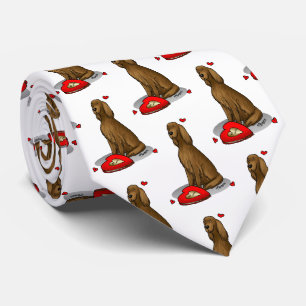 Cravate Heureuse Sainte-Valentin Be Mine Irish Setter (rou