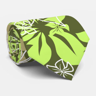 Cravate Hibiscus Hawaii Necktie