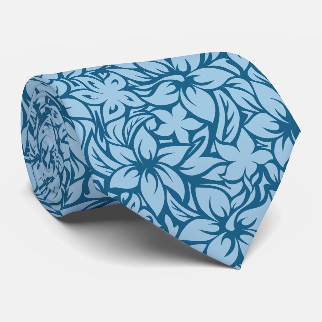Cravate Hibiscus Hawaiian de Moloaa Bay Aloha Shirt Imprim (Roulé)