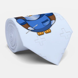 Cravate hibou chirurgien - chirurgie