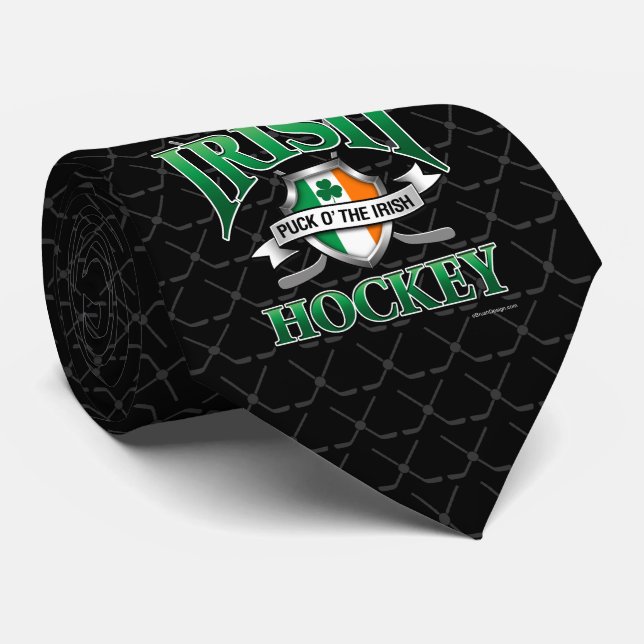 Cravate Hockey irlandais (Roulé)