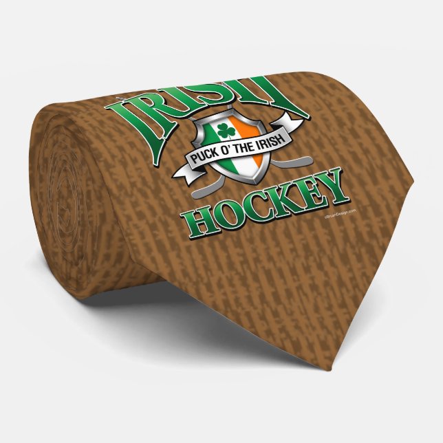 Cravate Hockey irlandais (Roulé)