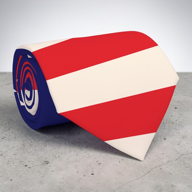 Cravate Holiday - Fourth of July American Flag Necktie (Créateur téléchargé)