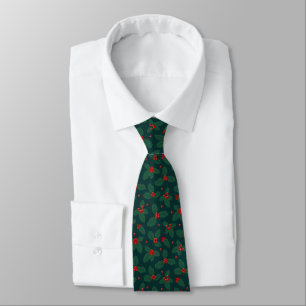 Cravate Holly et Berries Necktie