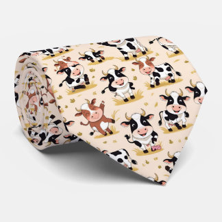 Cravate Holstein Cow Tie