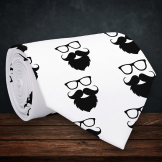 Cravate Homme à la barbe drôle de pleine culture