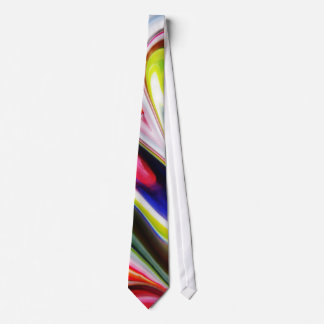 Cravate Homme aux Motifs Abstraits et Multicolores