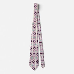 Cravate Homme de Designer Diamond Violet