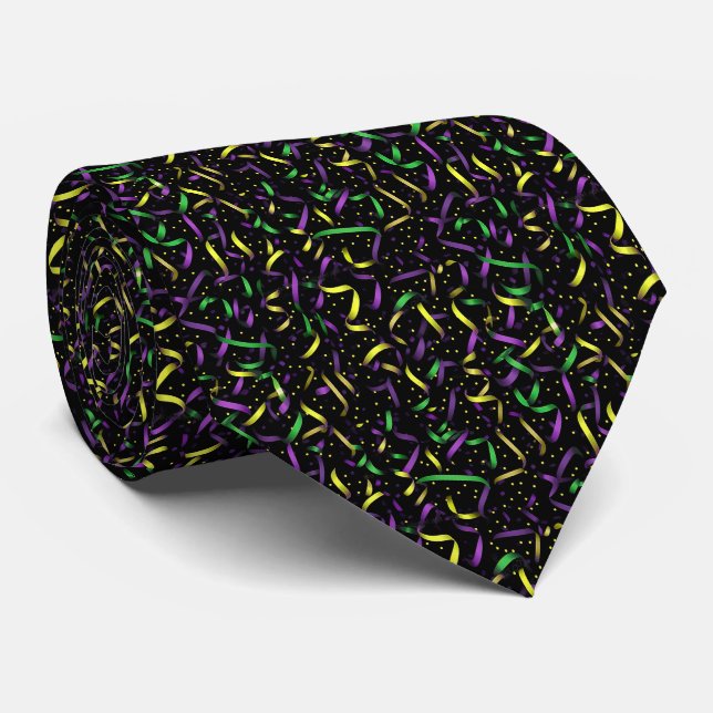 Cravate homme Mardi Gras (Roulé)