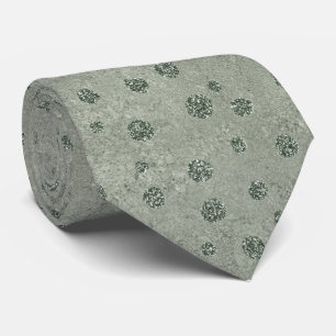 Cravate Homme Sage Vert Velours Couleur avec Parti