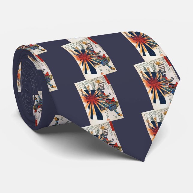 Cravate Honjo Shigenaga pariant une bombe (Roulé)