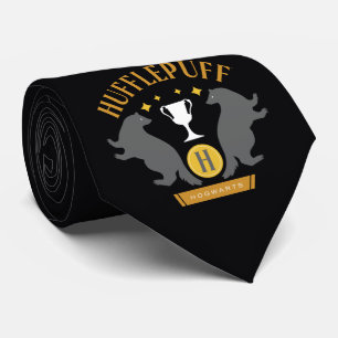 Cravate HUFFLEPUFF™ Badger and Cup House Pride Graphisme