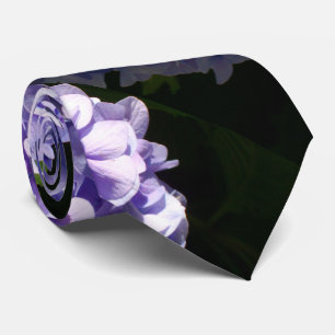 Cravate Hydrangée violette