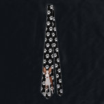 Cravate Ibizan Hound Podenco Chig Paws<br><div class="desc">Cette conception a été créée par art numérique. Elle peut être personnalisée en cliquant sur le bouton personnaliser et en modifiant la couleur, en ajoutant un nom, des initiales ou vos mots préférés. Contactez-moi à l'adresse colorflowcreations@gmail.com si vous souhaitez que ce design soit disponible sur un autre produit. Achetez ma...</div>