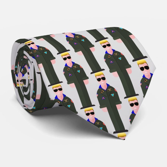 Cravate Iceman – 80s Icon Pattern Tie (Roulé)