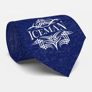 Cravate Iceman de hockey tribal