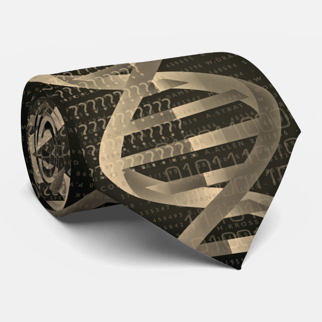 Cravate ID ADN Science Médicale Vintage (Roulé)