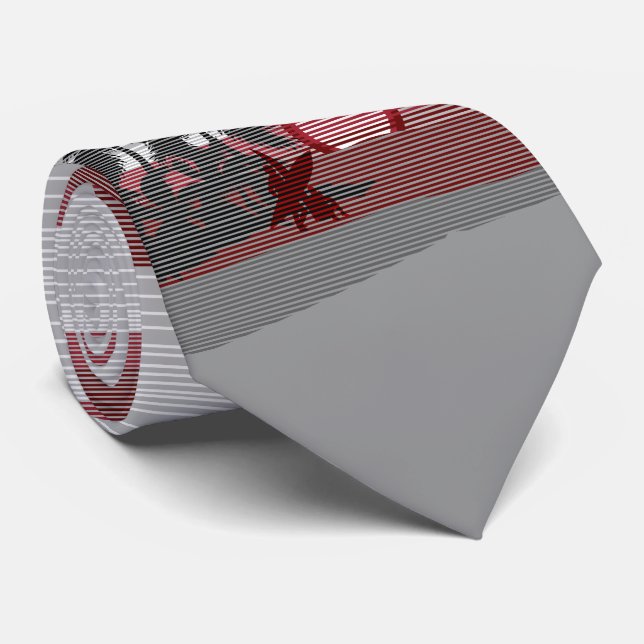 Cravate Île Hawaiienne au large des couchers de soleil (Roulé)