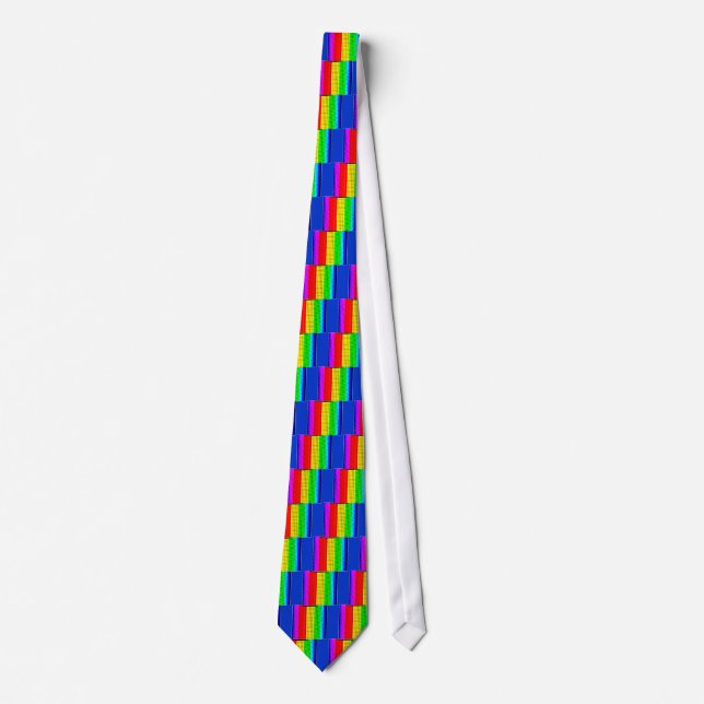 Cravate illusion arc-en-ciel (Devant)