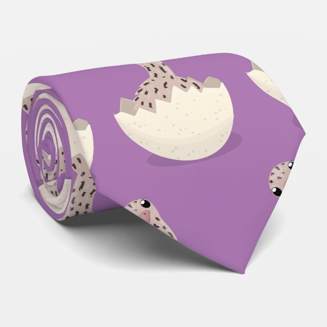 Cravate Illustration d'autruche pour bébé à couver mignon (Roulé)