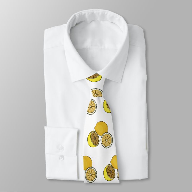 Cravate Illustration de citron (Attaché)