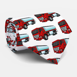 Cravate Illustration du transport de carburant par camion-