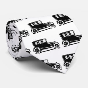 Cravate Illustration noire vintage de voiture