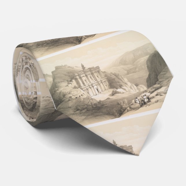 Cravate Illustration vintage de Petra (1849) 2 (Roulé)