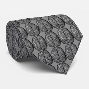 Cravate Illustration vintage du cerveau humain