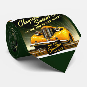 Cravate Impression 1938 Chrysler Sweeps On