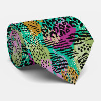 Impression d'animaux sauvages de la jungle sur des