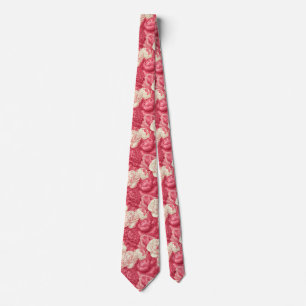 Cravate Impression de rose pour le témoin de mariage
