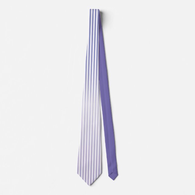 Cravate impression lilas (Devant)