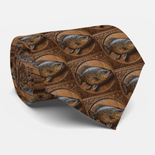 Cravate Impression textuelle 3D Australian Murray Cod,