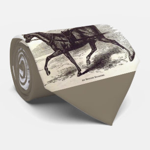 Cravate Imprimé au 19e siècle Un cheval anglais Roadster