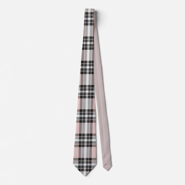 Cravate Imprimé tartan (Devant)
