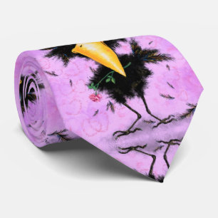 Cravate In Love Crow - Messieurs - Drôle -