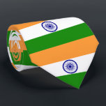 Cravate Inde<br><div class="desc">Drapeau de l'Inde</div>