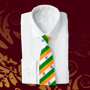 Cravate Inde Cravates, mode Drapeau indien, affaires