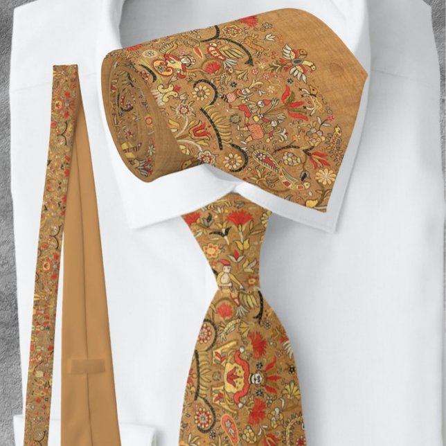 Cravate Inde Victorienne Motif Gold People (Créateur téléchargé)